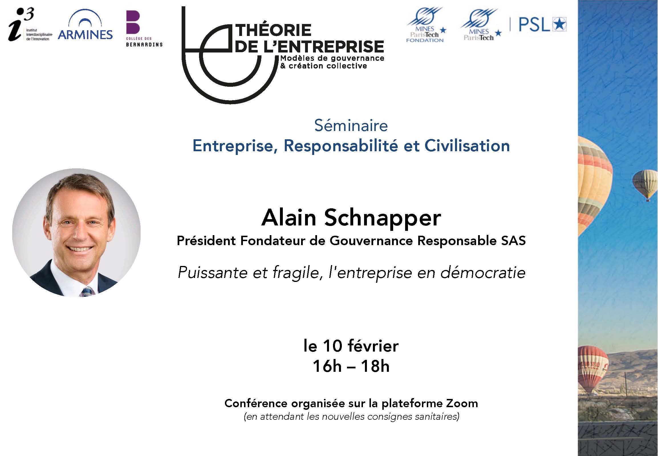 Séminaire ERC Alain Schnapper